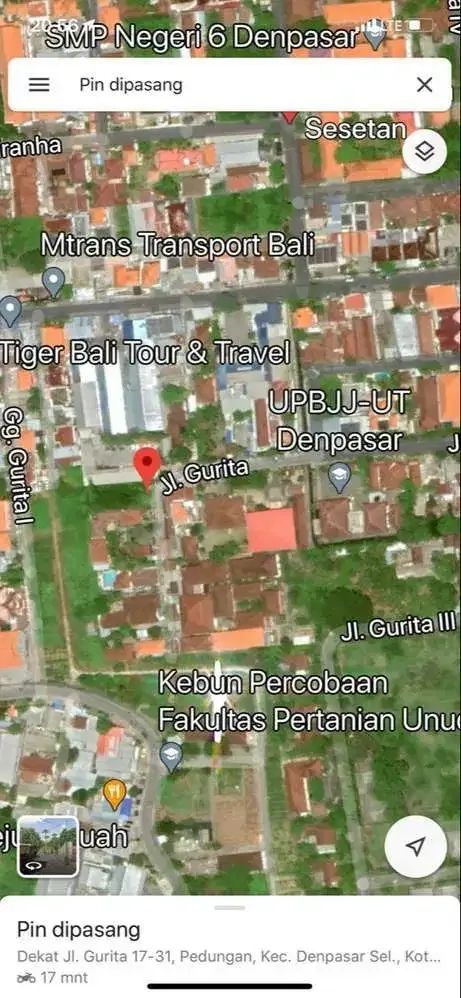 TANAH PINGGIR JALAN GURITA DENPASAR SELATAN - Image 10 of 10