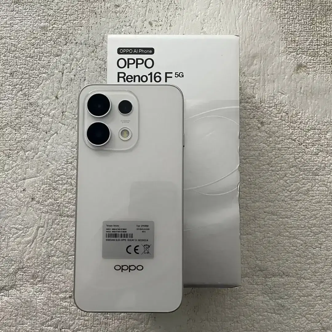 Oppo Reno 16F 5G Warna Putih Bimasakti 8/256GB - Image 3 of 5