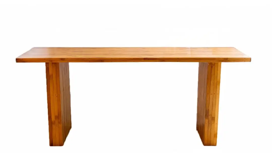 Bamboo laminated table - Image 1 of 1