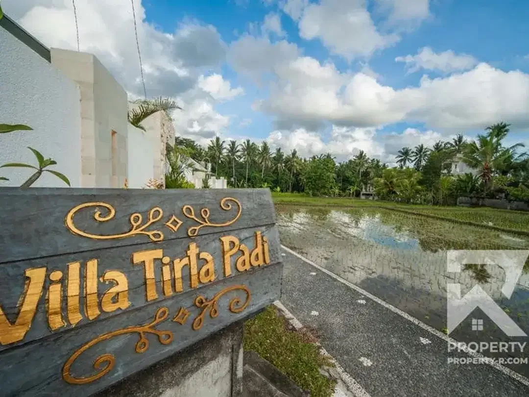 Villa 3 Kamar Tidur Modern dengan Pemandangan Sawah di Ubud Bali untuk Dijual Leasehold - Image 2 of 10