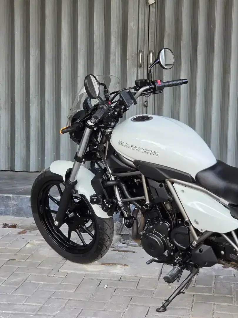 Moge Cruiser Kawasaki Eliminator 450 th 2024 Pmk Km7rb Like New Modif - Image 9 of 10
