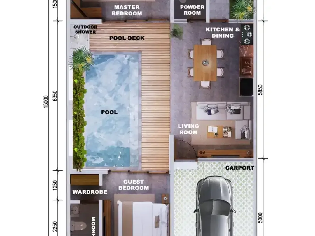 villa baru di nusa dua, termurah, buruan, unit terbatas,investasi terbaik - Image 10 of 10