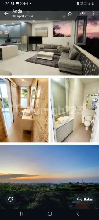 Dijual Villa Mewah Sea View & Gwk View di Jimbaran Selatan - Bali - Image 2 of 4