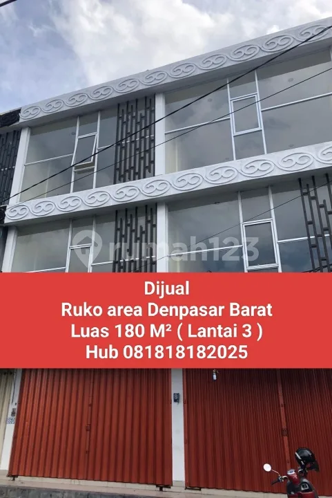 Dijual Ruko Area Denpasar Barat Lokasi Strategis - Image 1 of 4