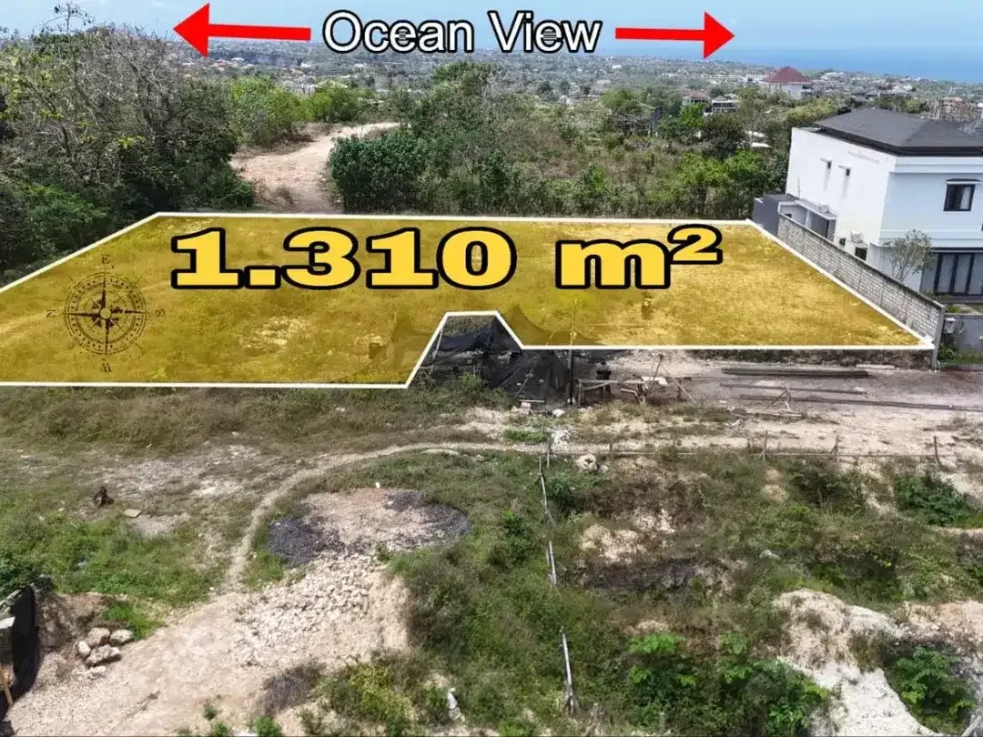 di jual tanah di pecatu jimbaran bali view ocean - Image 7 of 10