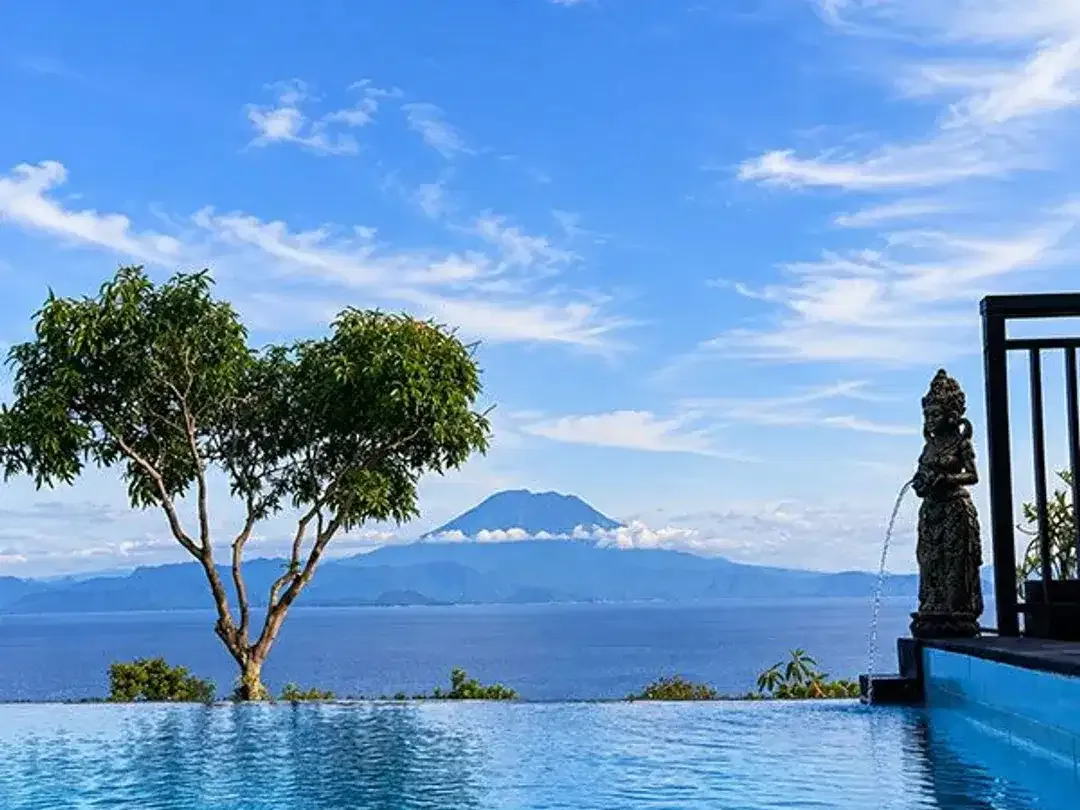 [Ams-013.Ast] For Sale Villa Hotel View Laut & Gunung Agung - Nusa Penida Bali - Image 3 of 10
