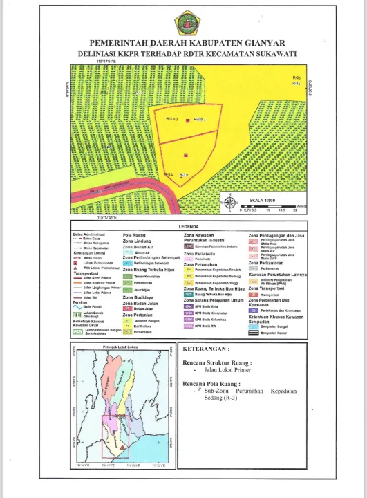 Jual Tanah Murah View Sungai Sawah dan Jungle Dekat Ubud - Image 4 of 4