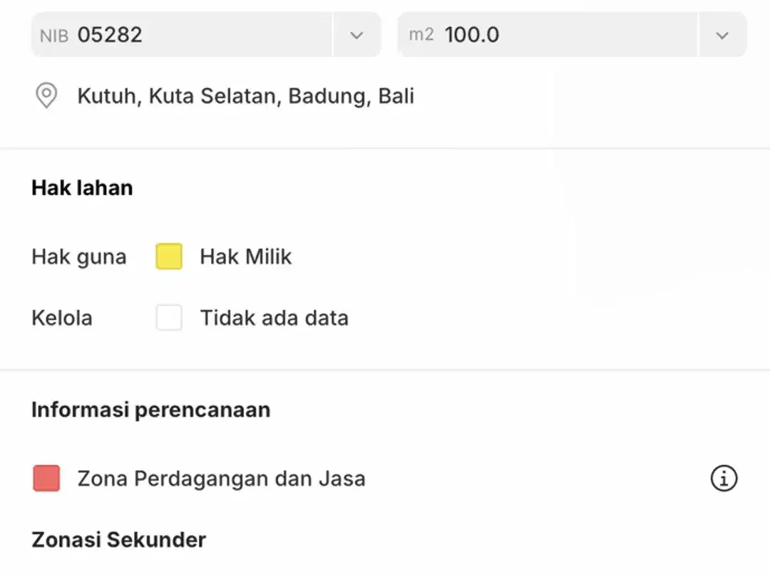 TANAH DIJUAL – 1 ARE GUNUNG PAYUNG, KUTUH BALI - Image 10 of 10