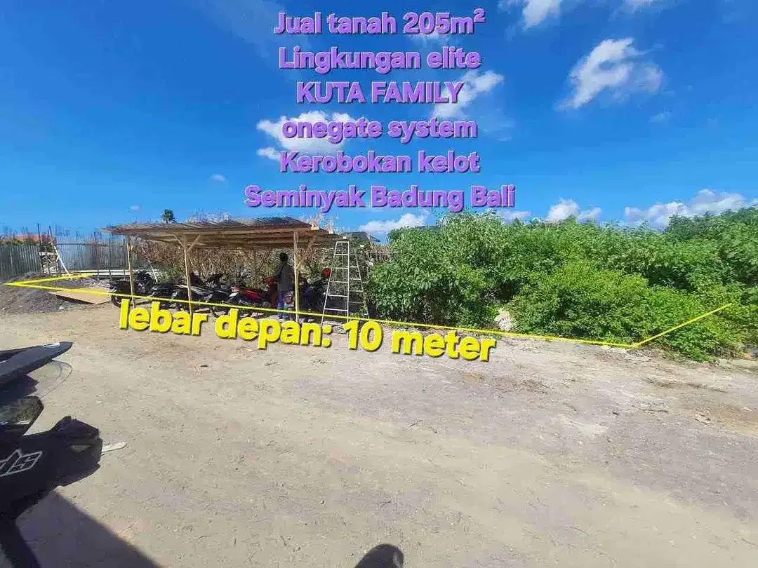 Jual tanah di Kuta Family,jln Mertanadi Kerobokan Seminyak Badung Bali - Image 2 of 10