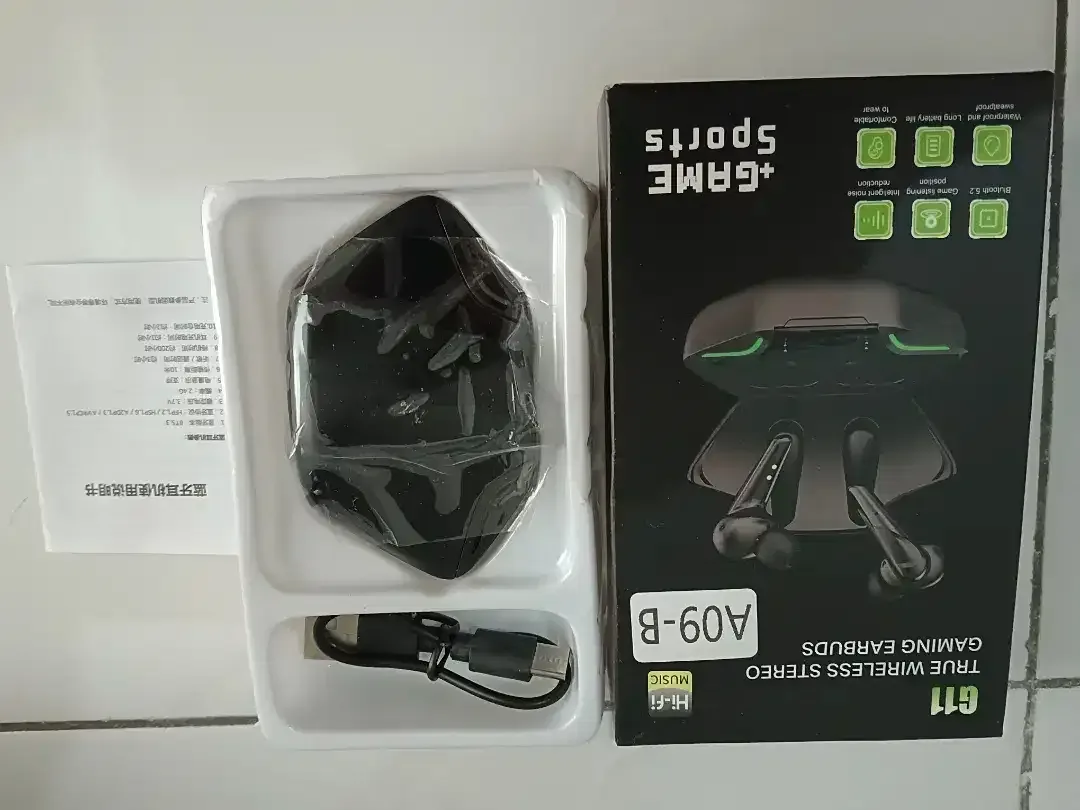 60rb BARU-Dijual Murah Headset Bluetooth Smart Digital Wireless TWS - Image 2 of 4