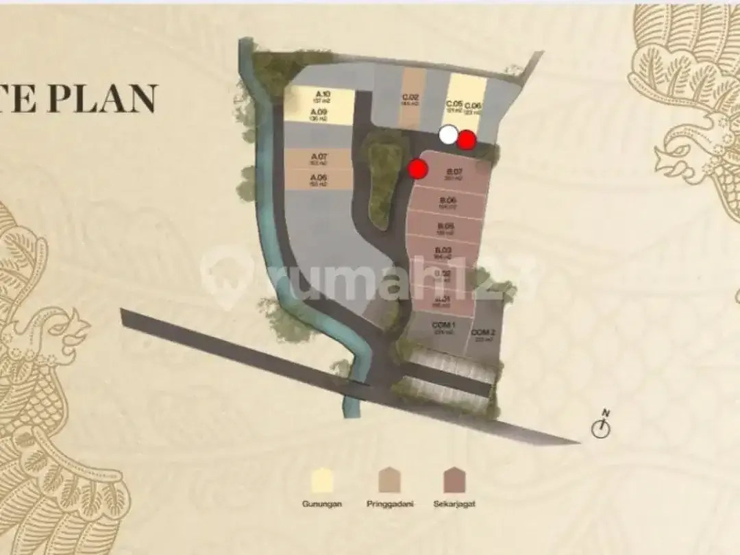 Heritage & Luxury Seminyak Bali Villa Residences Inspired By Timeless Batik Elegance Type Pringgadani 3 Bedroom 3 Lantai - Image 10 of 10