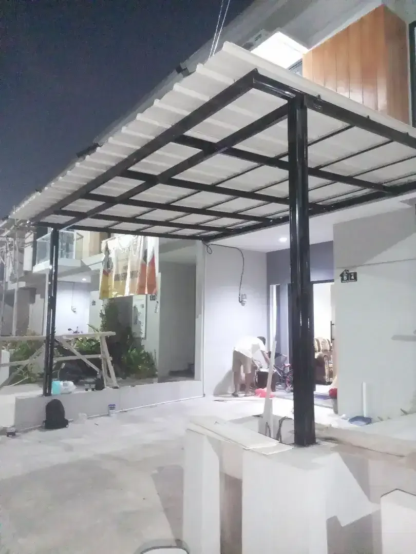 Spesialis pemasangan kanopi baja ringan galvalum terpasang rapi - Image 4 of 8