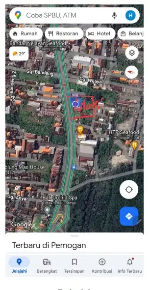 Tanah sewa di jl. Bypass Ngurah Rai Denpasar - Image 6 of 6
