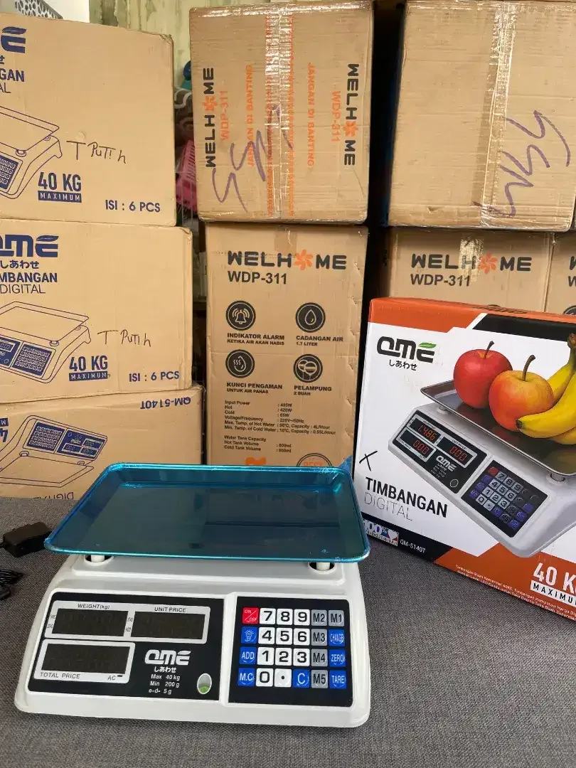 Ready timbangan digital harga max 40 kg merk QME - Image 3 of 3