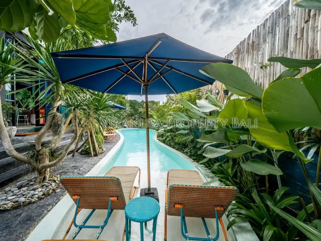 Villa Arsitektural Indochine 3 Kamar dengan Taman Luas di Uluwatu - Image 9 of 10