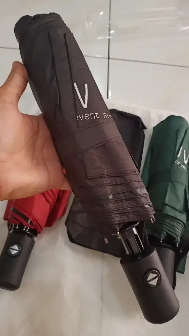 Payung Buka Tutup Lipat Otomatis Anti UV Bahan Kuat kokoh Banyak Warna - Image 8 of 9