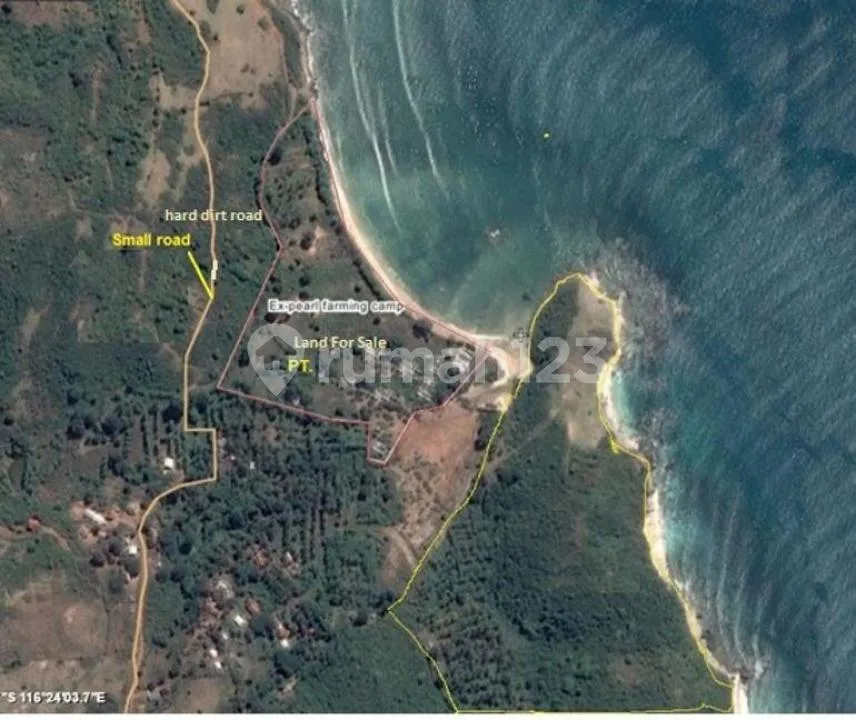 Jual Tanah Ditepi Teluk Awang Lombok Surat Shgb - Image 3 of 4