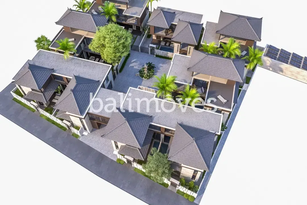 Sedang Dibangun Villa Menawan Tiga Kamar Tidur Di Tepi Pantai Sanur - Image 3 of 10
