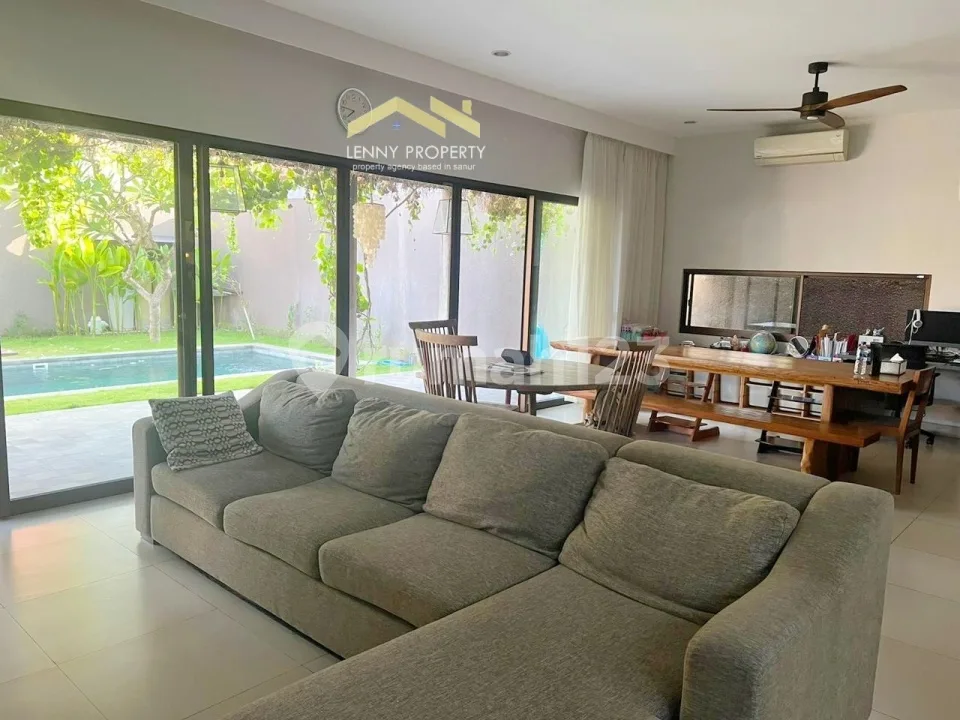 Four Bedrooms Modern-Tropical Villa For Rent In Westside Sanur - Image 1 of 4
