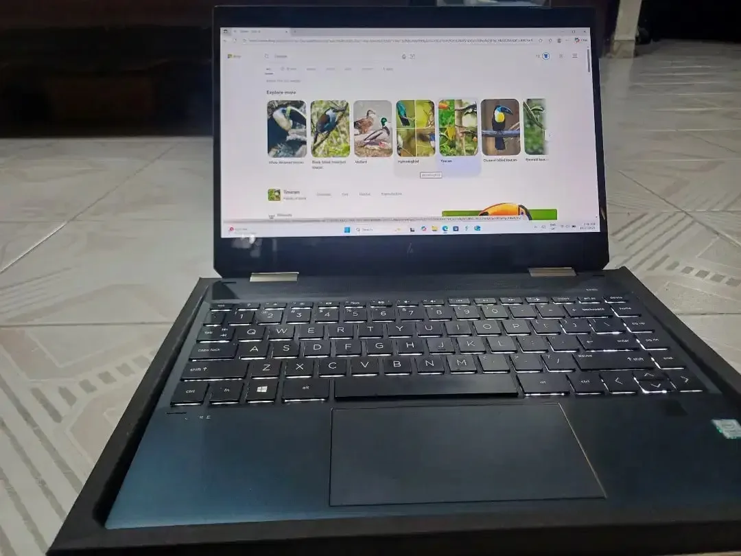 LAPTOP HP SPECTRE X360  i7-8565U fullset original resmi - Image 2 of 10