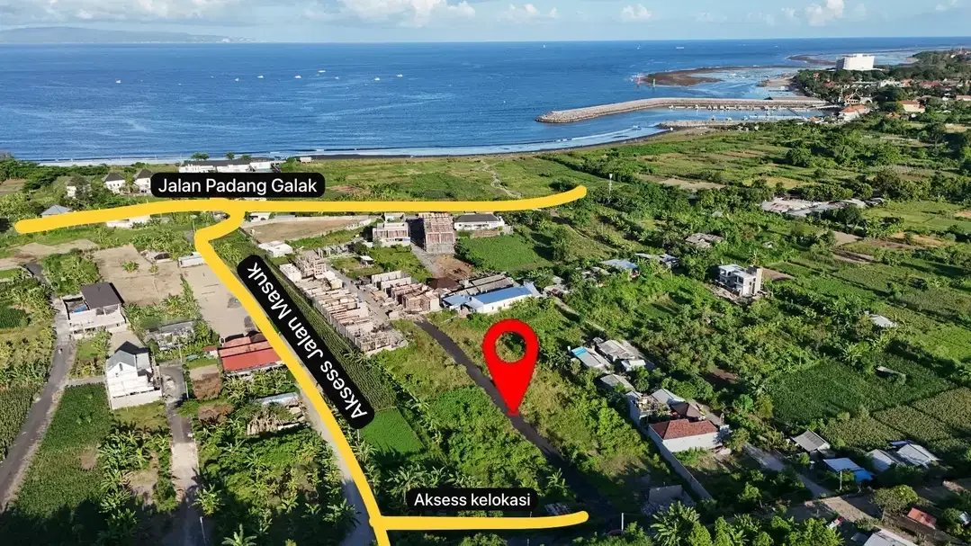 Dijual Tanah Kavling Lokasi Padang Galak Sanur - Image 1 of 7