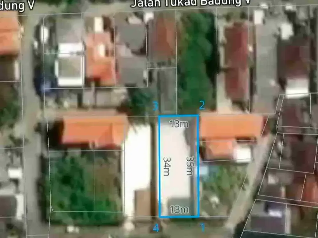 TANAH MURAH DI TUKAD BADUNG RENON DENPASAR - Image 6 of 7