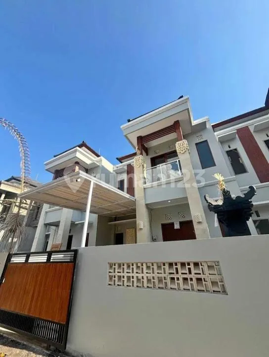 Rumah Modern Minimalis Daerah Resimuka Denpasar Baray Jarak Ideal ke Teuku Umar Barat Kerobokan Canggu dan Pusat Kota - Image 1 of 4