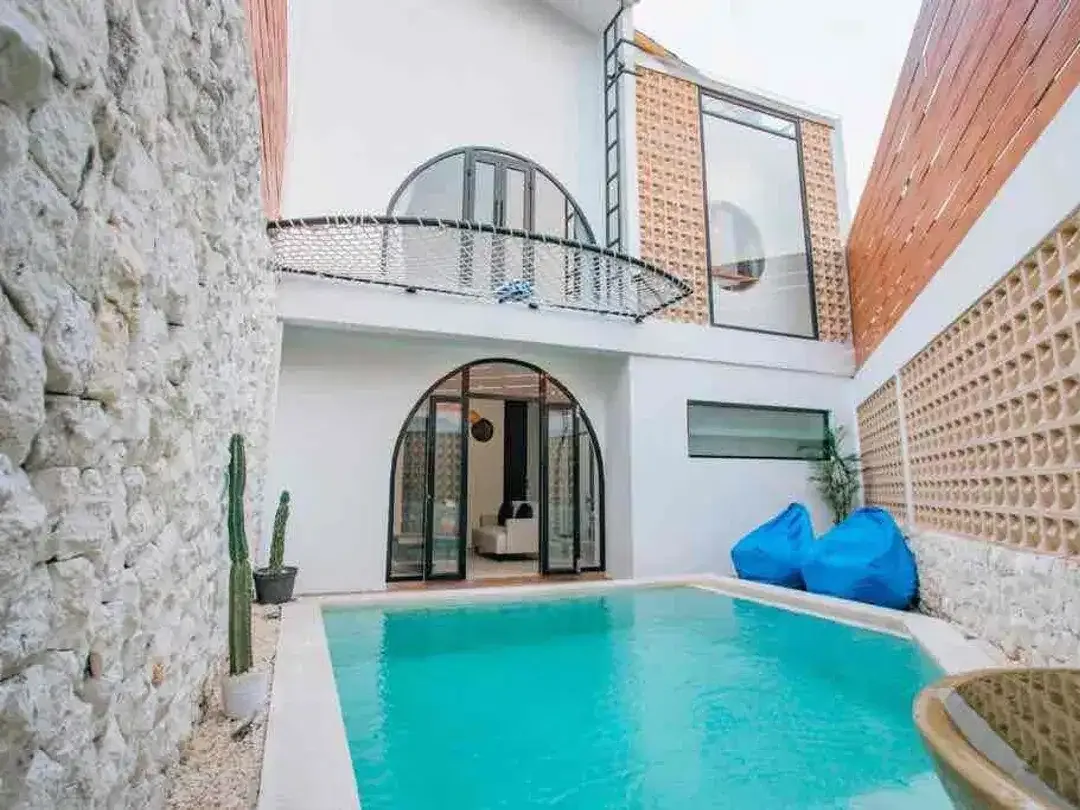 Villa Mediterranean Estetik Tibubeneng Canggu Ready Passive Income Airbnb - Image 1 of 10