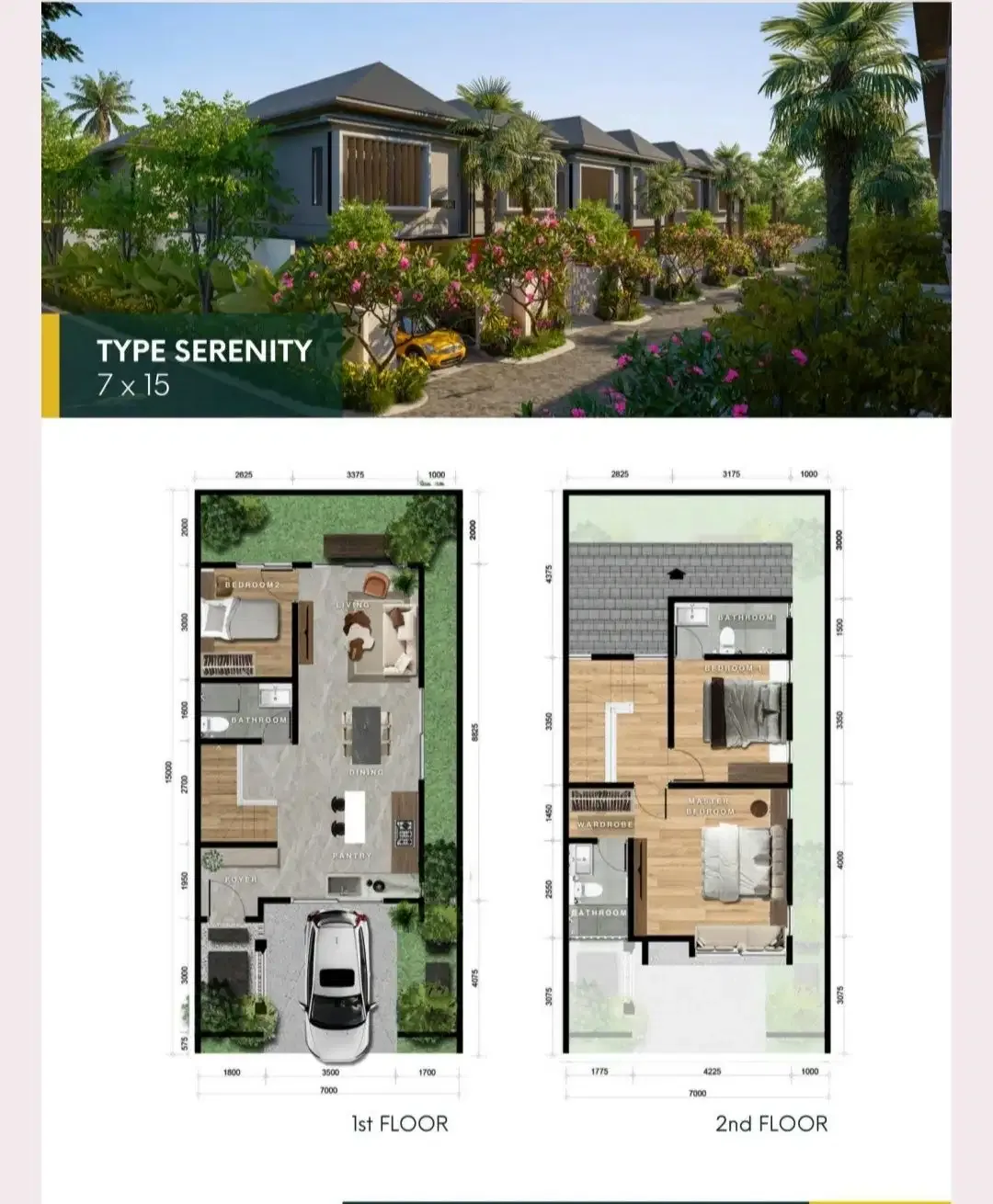 Rumah dijual Villa Cluster Bale Dame Sanur Bali Lokasi Bagus - Image 3 of 8