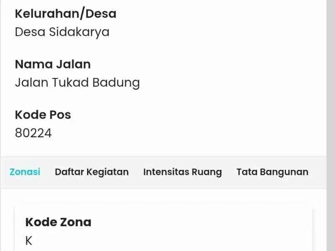 Disewakan Tanah 4.825m² yang terletak Di kawasan Jl.Tukad Badung Renon - Image 6 of 9