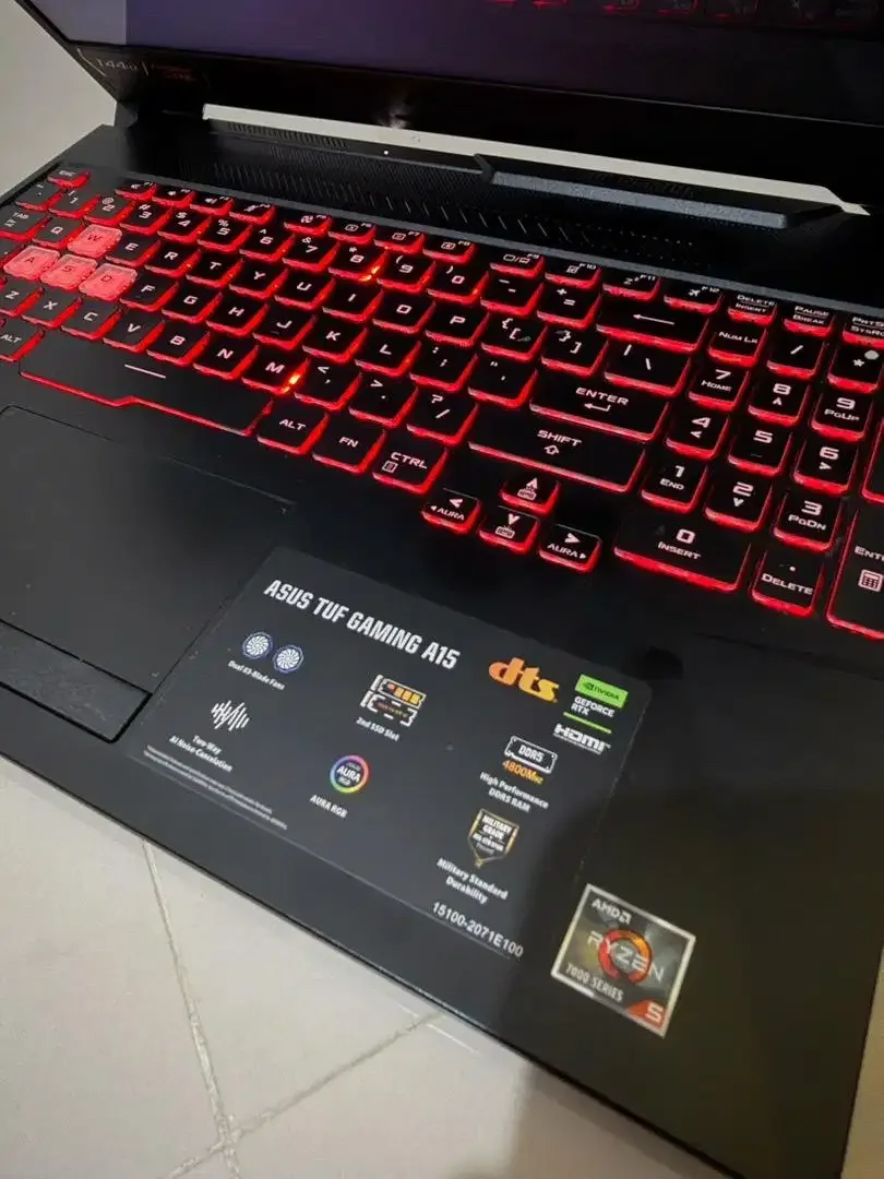 ASUS TUF GAMING A15 FA506NC | RYZEN 5 7535HS | RTX 3050 4GB - Image 3 of 8