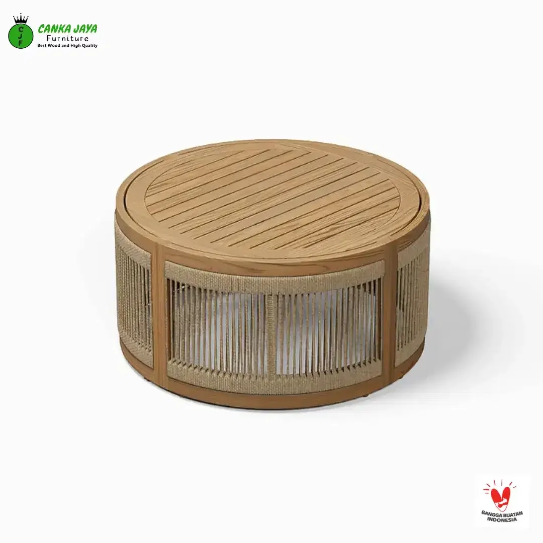 Set Tamu Sofa Boheva Minimalis Kayu Jati - Image 4 of 6