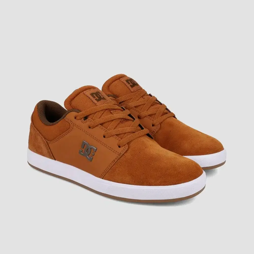 Sepatu DC Crisis 2 Brown White Leather Original - Image 1 of 4