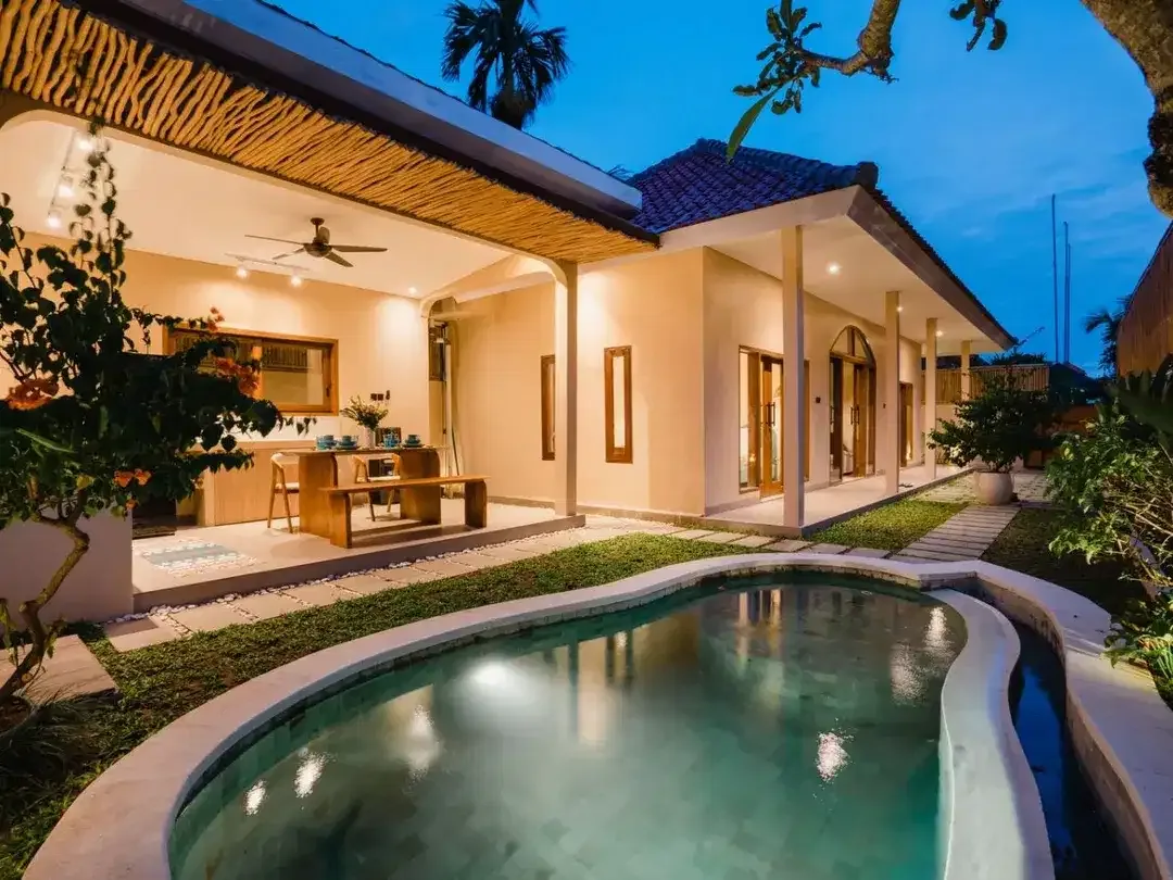 Fully Furnished Villa for Rent Near Canggu Peaceful Area with No Floods and No Nearby Construction - Image 1 of 10