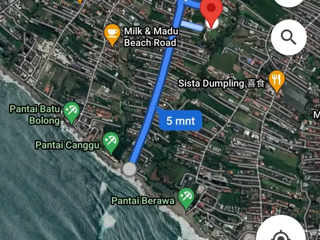 355m² LAND FOR SALE at Canggu Badung Bali, 5 minute to Canggu beach&Nelayan beach - Image 9 of 10