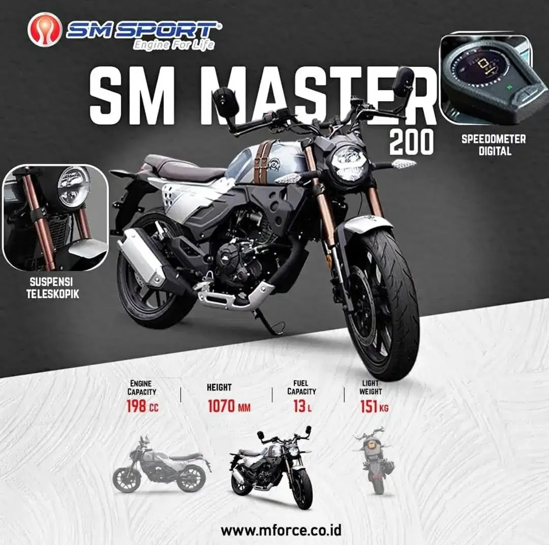 Dijual Motor SM Master 200 , Lokasi Denpasar, Bali - Image 4 of 4