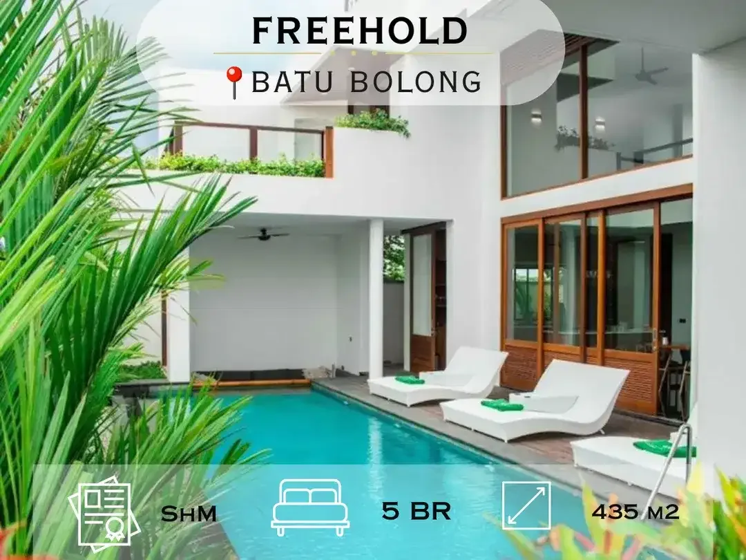 For Sale – Modern Luxury Villa In Prime Canggu Batu Bolong - Image 1 of 10