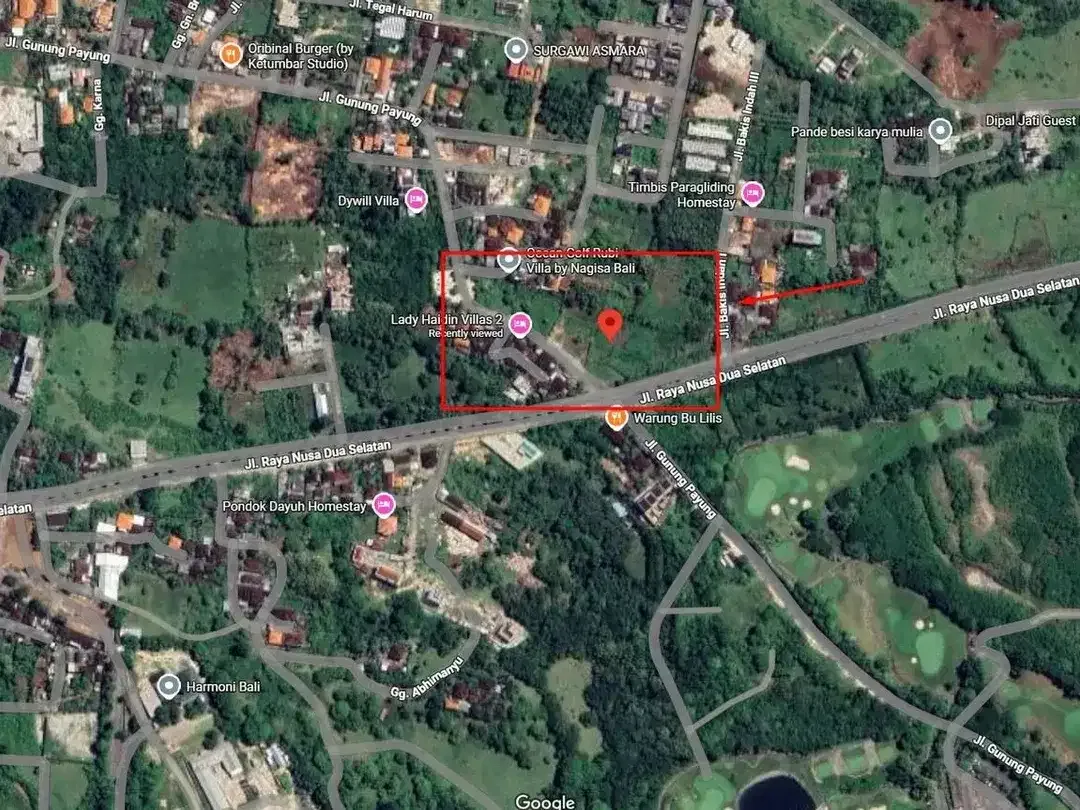 Tanah dijual di Jalan Raya Nusa Dua Selatan - Image 4 of 4
