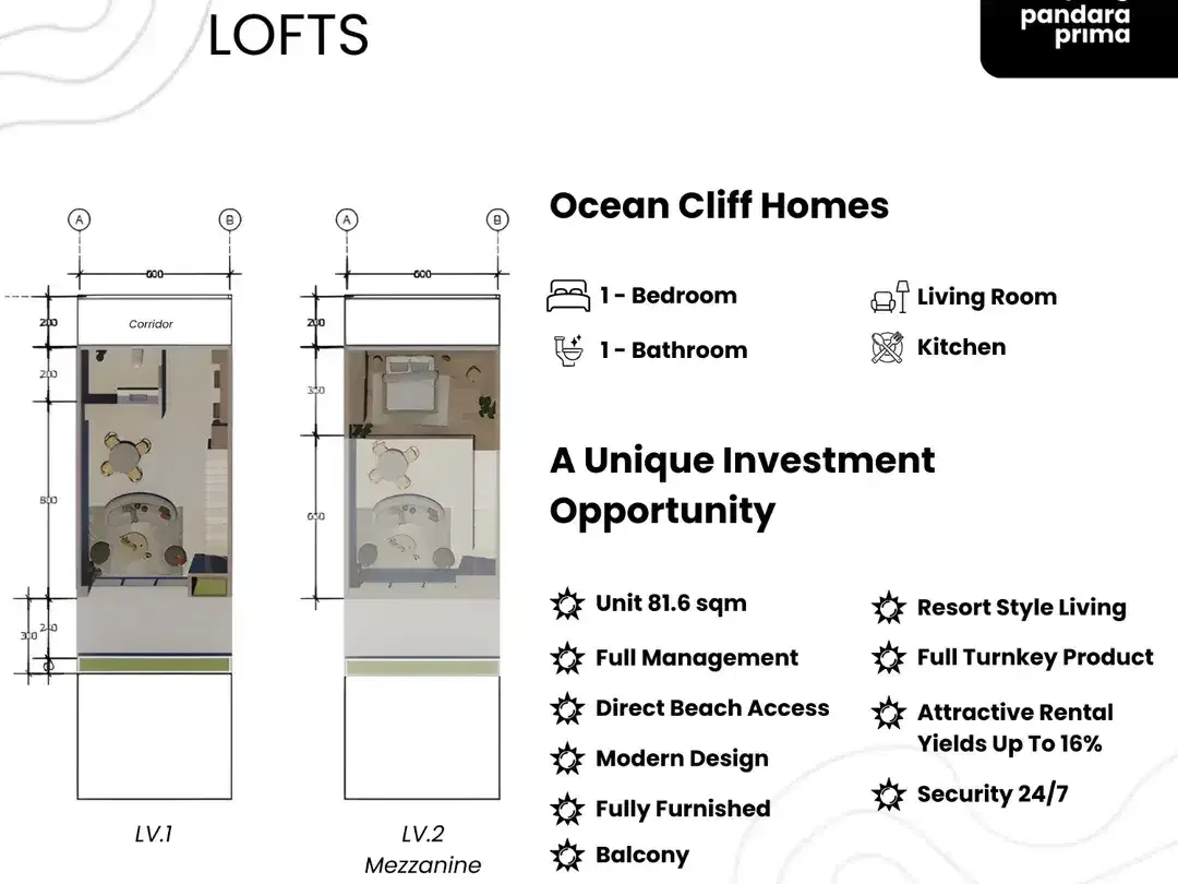 Luxury Loft Unit With Stunning View of Thomas Beach, Uluwatu - Image 2 of 10