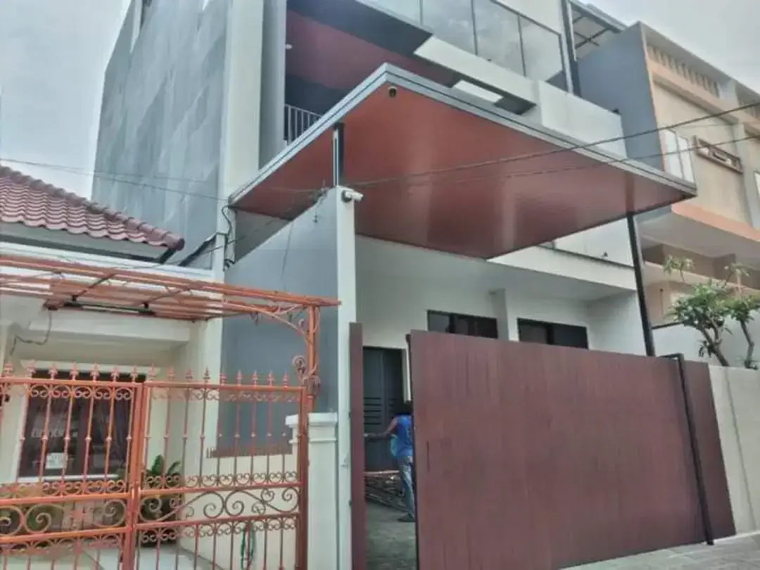 Kanopi , kanopi Baja ringan, Rangka baja, Canopy besi plafon PVC - Image 4 of 7