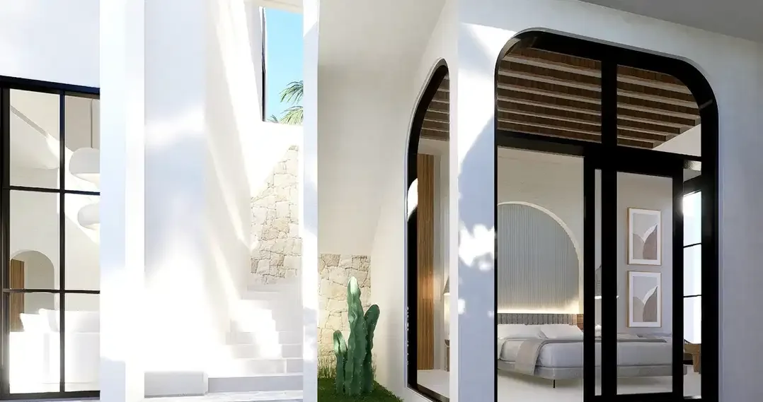 A new mediteranian villa with ocean view at jalan Anggrek Ungasan - Image 3 of 10