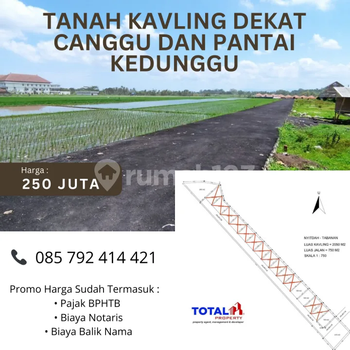 Dijual Tanah Kavling Murah Di Bali Lokasi di Kawasan Wisata Bali - Image 4 of 4