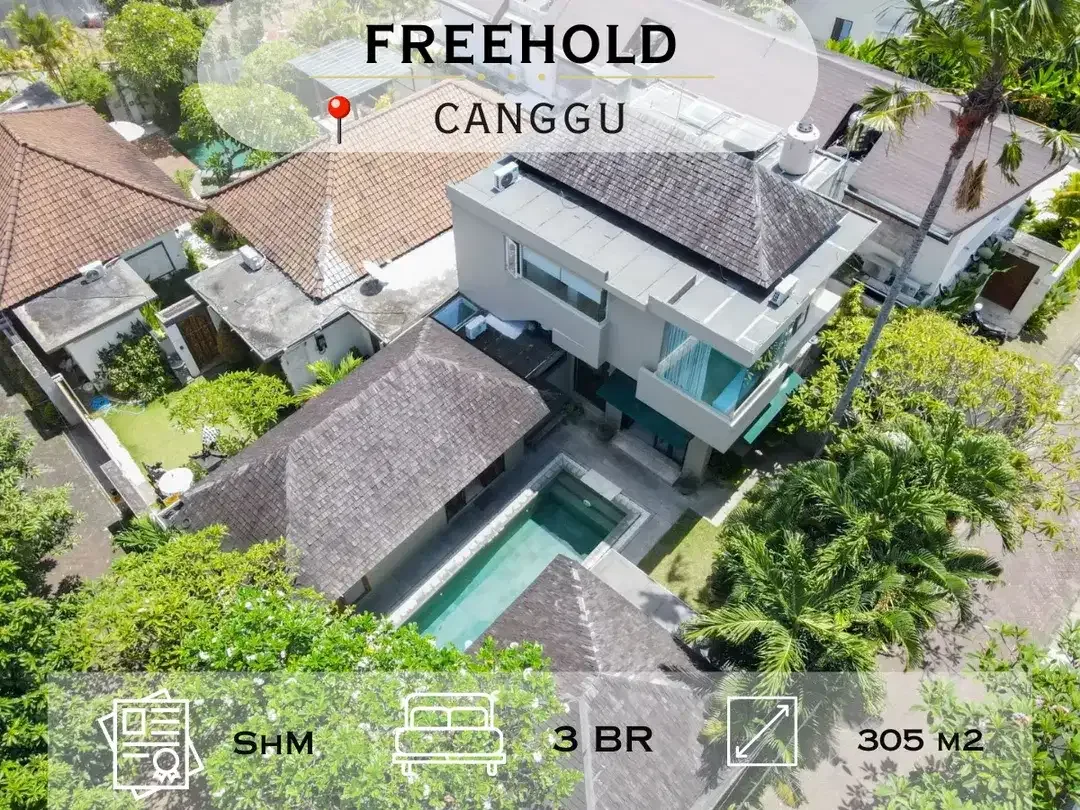 Villa Modern Freehold di Jantung Berawa Canggu, Bali - Image 1 of 10