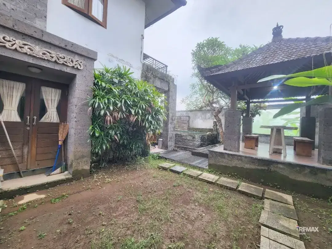 Villa view sawah lokasi tenang dijual area Sanur. - Image 5 of 7