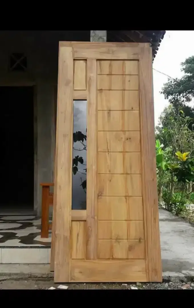 Jual daun pintu bahan kayu mahoni dan jati - Image 1 of 5