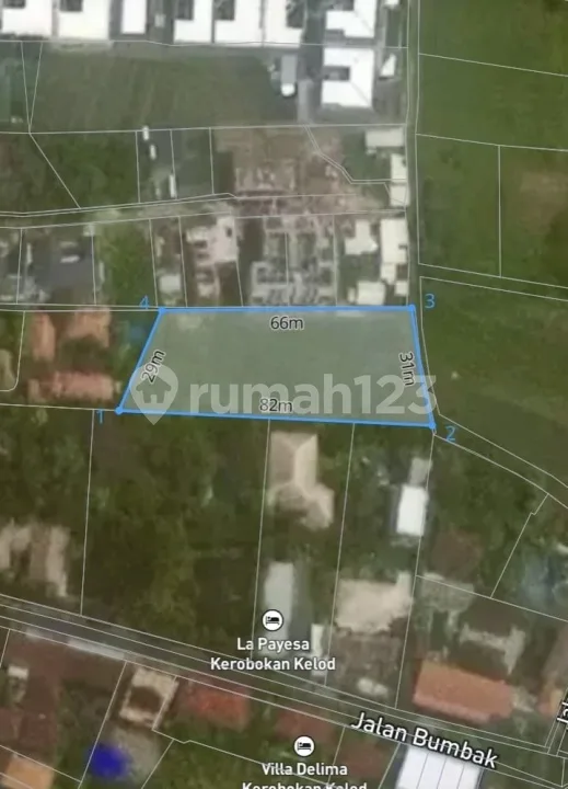 Tanah Murah Di Umalas Lingkungan Villa Luas 21are - Image 3 of 4