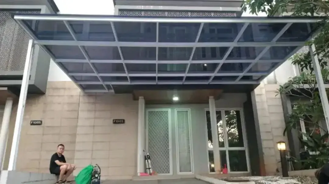 Kanopi Baja ringyan, Kanopi Alderon UPVC, Solartuuf - Image 7 of 10