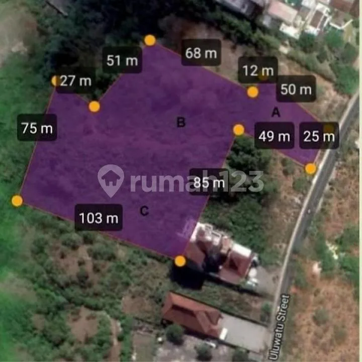 Hot Deal Buc Bwh Hrg Pasar 50 % Tanah View Sunset di Uluwatu - Image 4 of 4