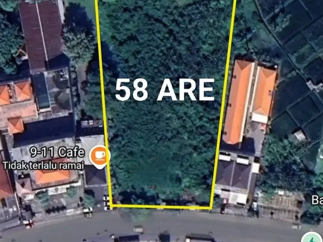 TANAH STRATEGIS – TEUKU UMAR BARAT, DISEWAKAN DENPASAR. - Image 1 of 5