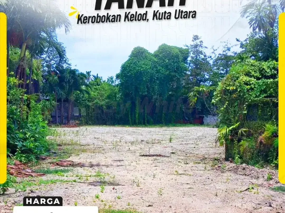 Tanah Datar Strategis Super Premium di Kerobokan Kelod Kuta Utara Bali - Image 1 of 4